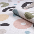 Dětský kusový koberec Fun Spots cream