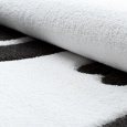 Dětský kusový koberec Petit Panda white kruh