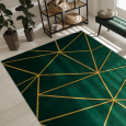 Kusový koberec Emerald 1013 green and gold