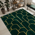 Kusový koberec Emerald 1021 green and gold