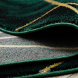 Kusový koberec Emerald 1022 green and gold kruh