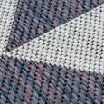 Kusový koberec Sion Sisal Triangles 22373 ecru/blue-pink