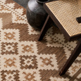 Ručně vázaný kusový koberec M. Kelim DE 2262 Brown Mix