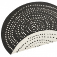 Kusový koberec Twin-Wendeteppiche 103109 schwarz creme